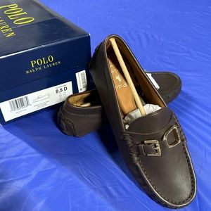 Shoes Loafers Ralph Lauren Polo 8.5  brand new brown leather